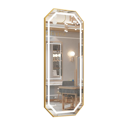Gold LED mirror