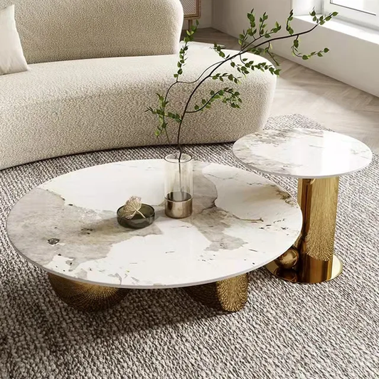 gold marble coffee table