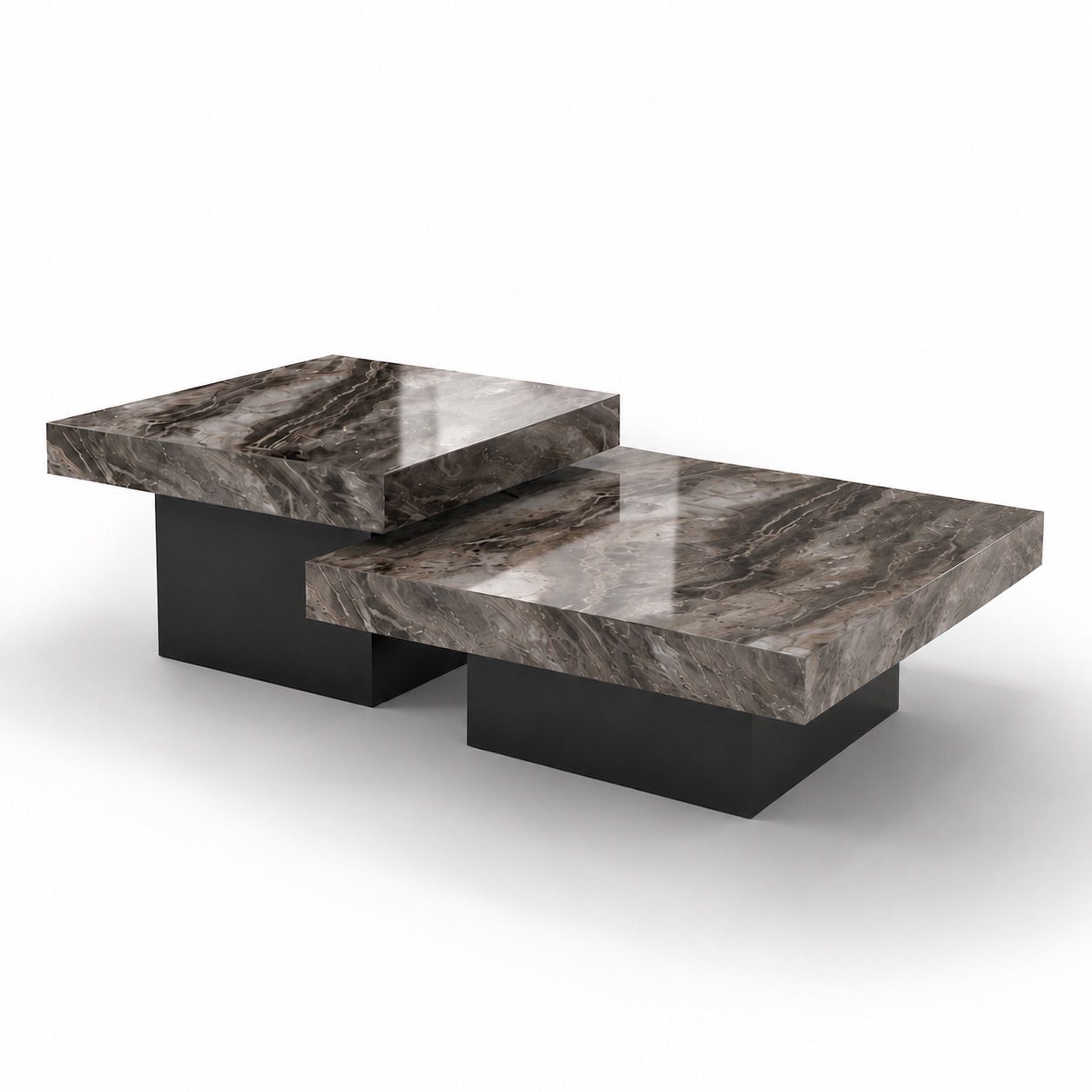 Marble nested coffee table