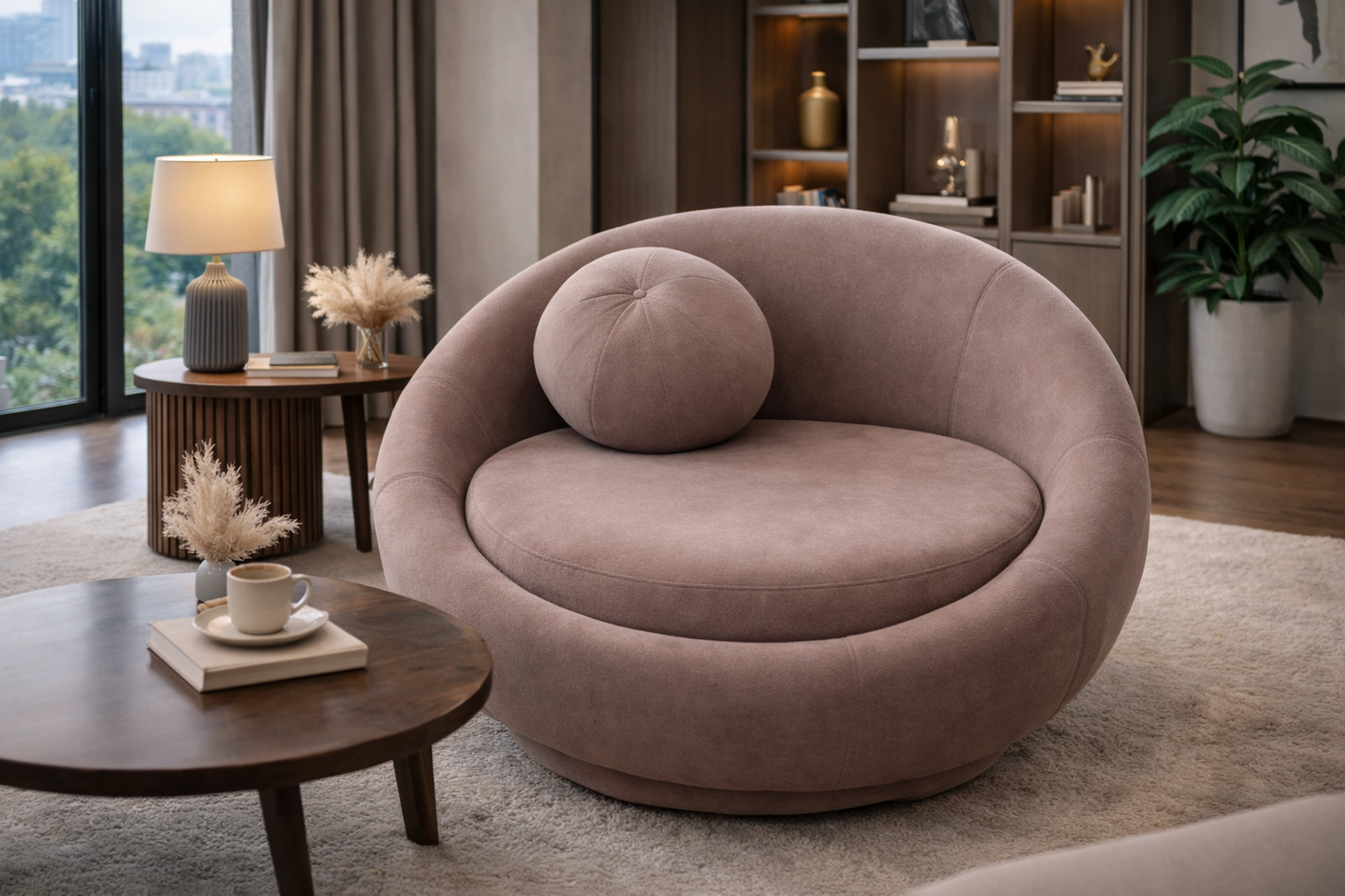 Single lounging sofa 