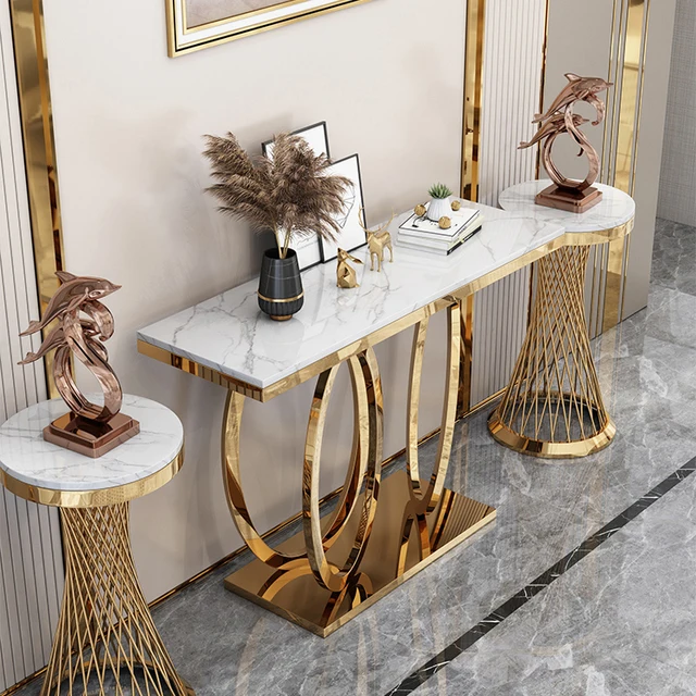 Gold server console table 