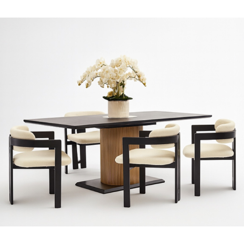 black dining set 