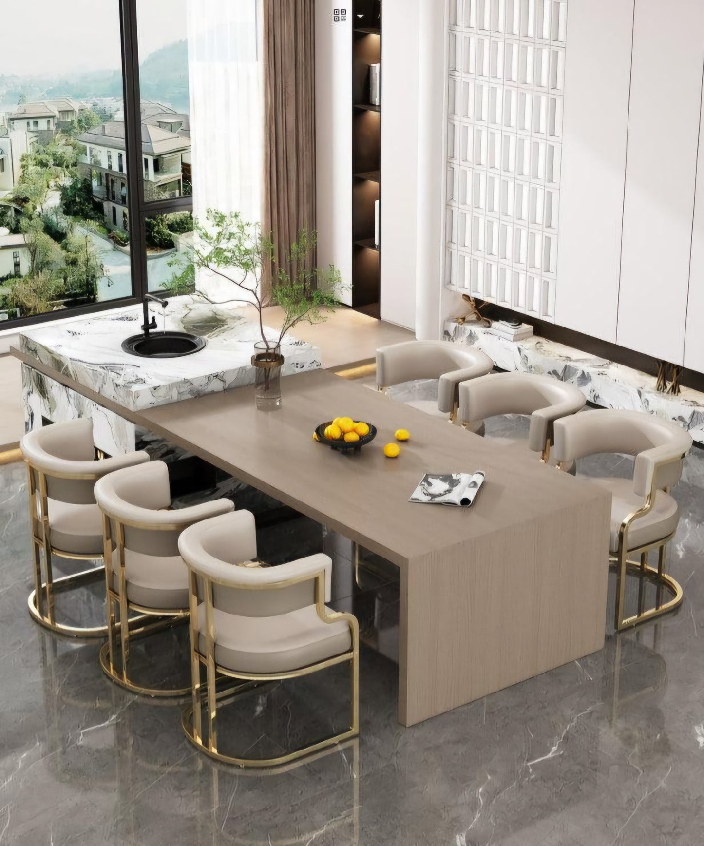 Cavario luxe dining chairs