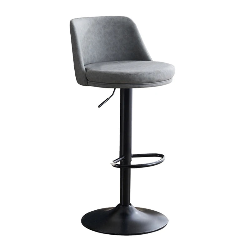 Madison Matte Black Bar Chair