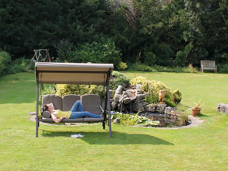 Hammock swing with canopy 3 seater 