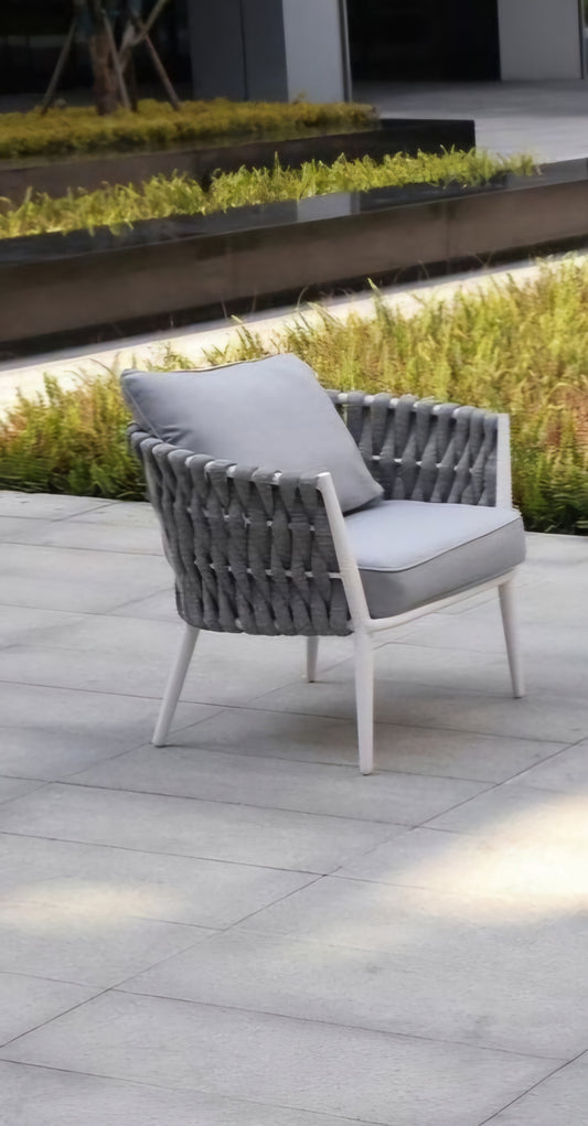 Grey luxe patio set 