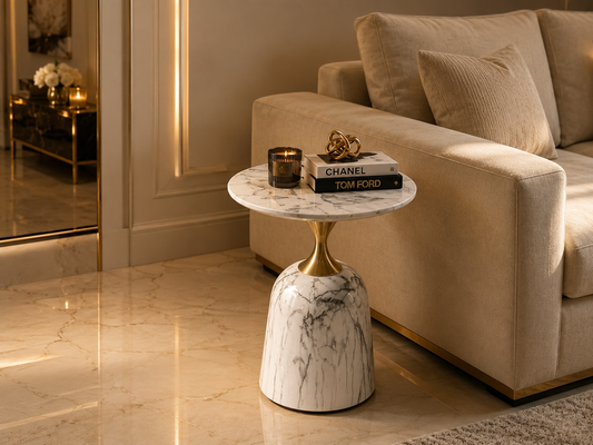 Marble side table 