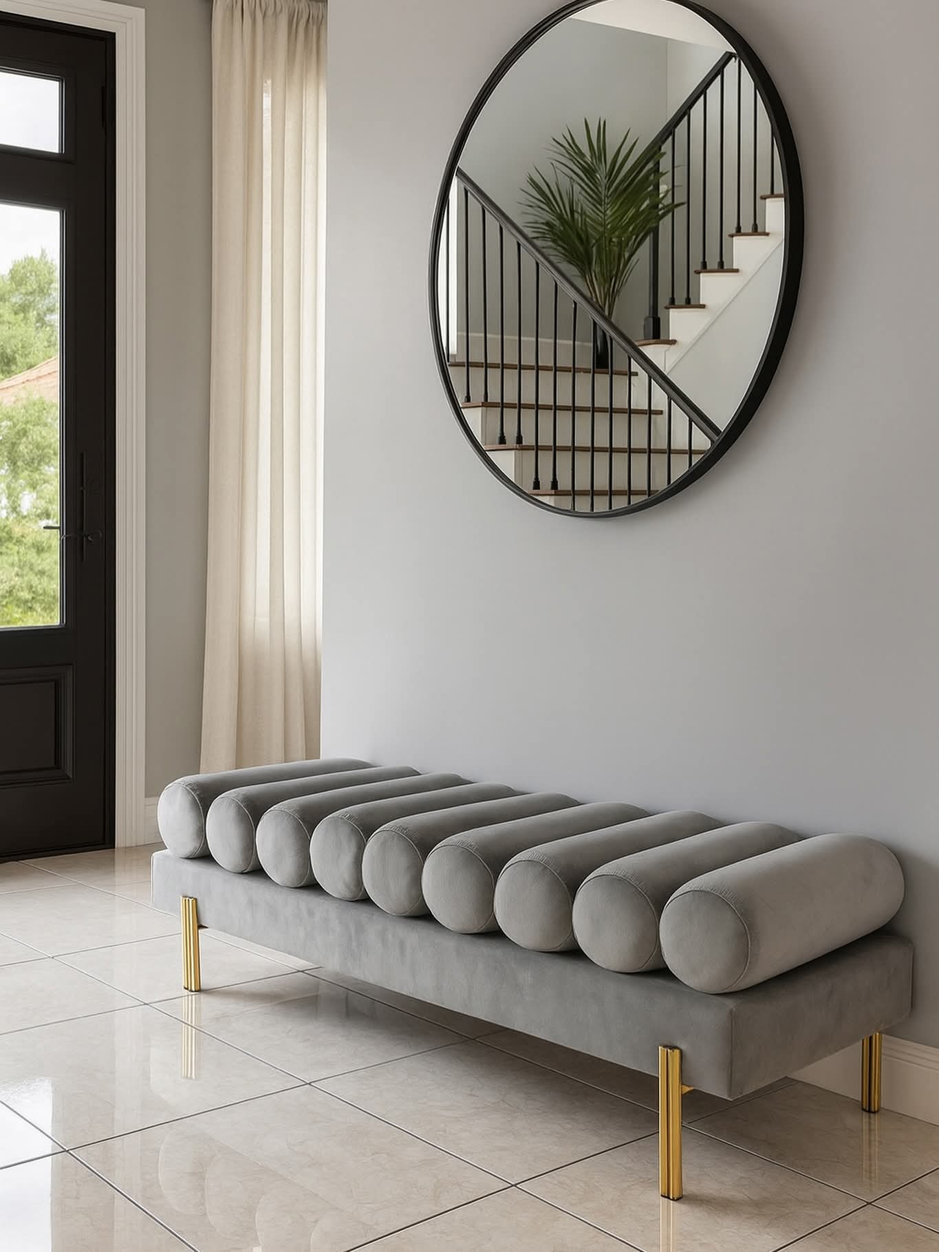 Savoir velvet bench – Posh Spaces