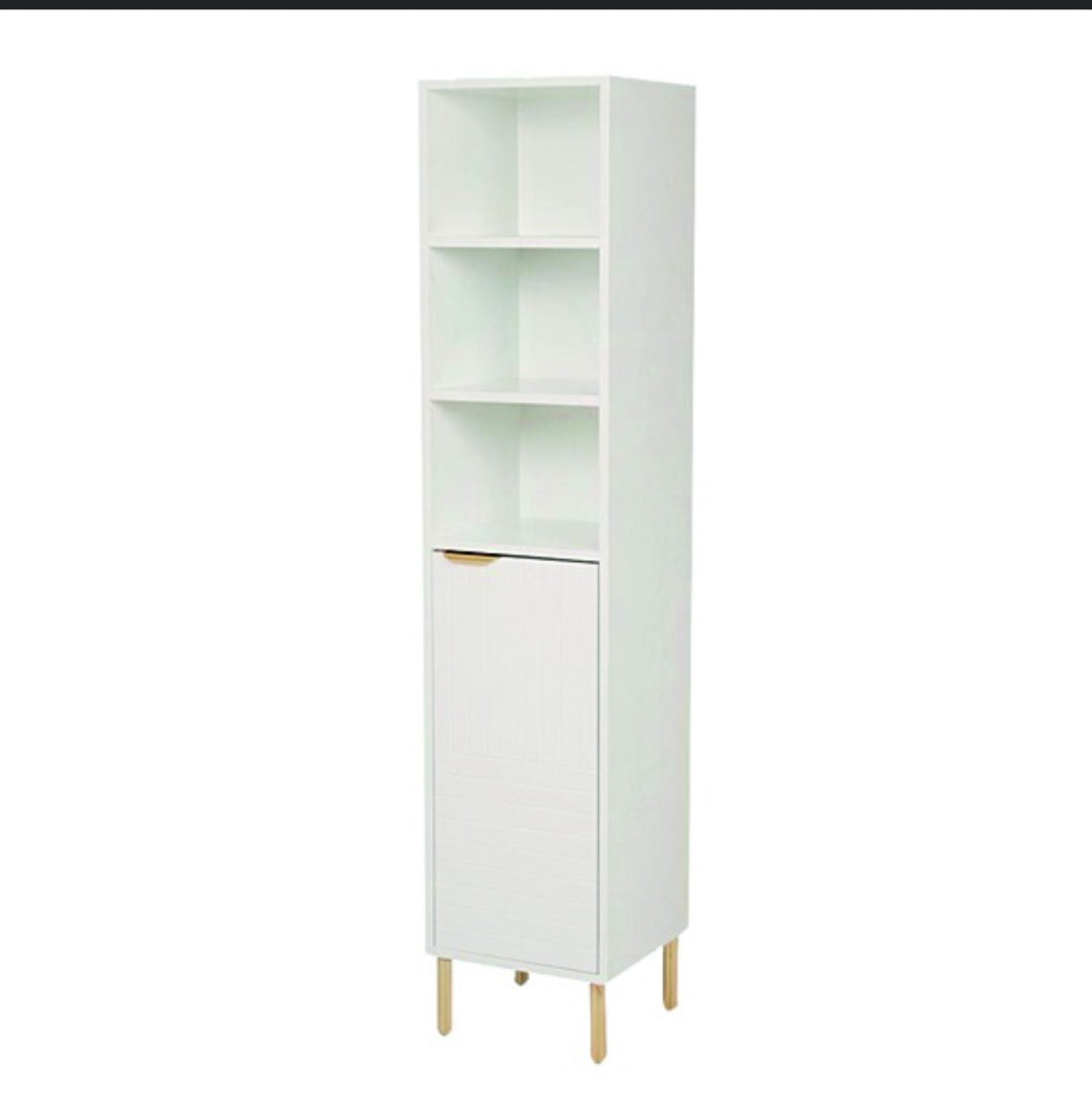 white gold bathroom cabinet