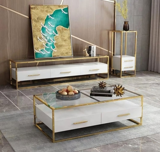 Allegra Tv stand and coffee table set