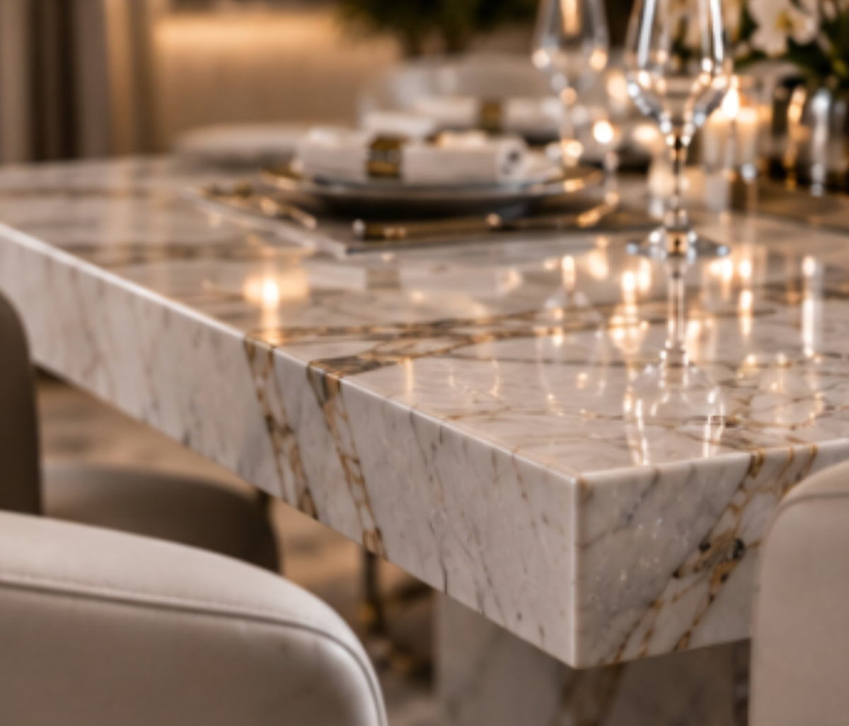 Rivelto luxe 2.2m dining table
