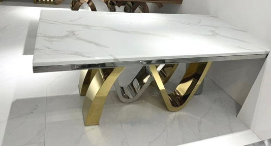 Marble Italian design dining table 