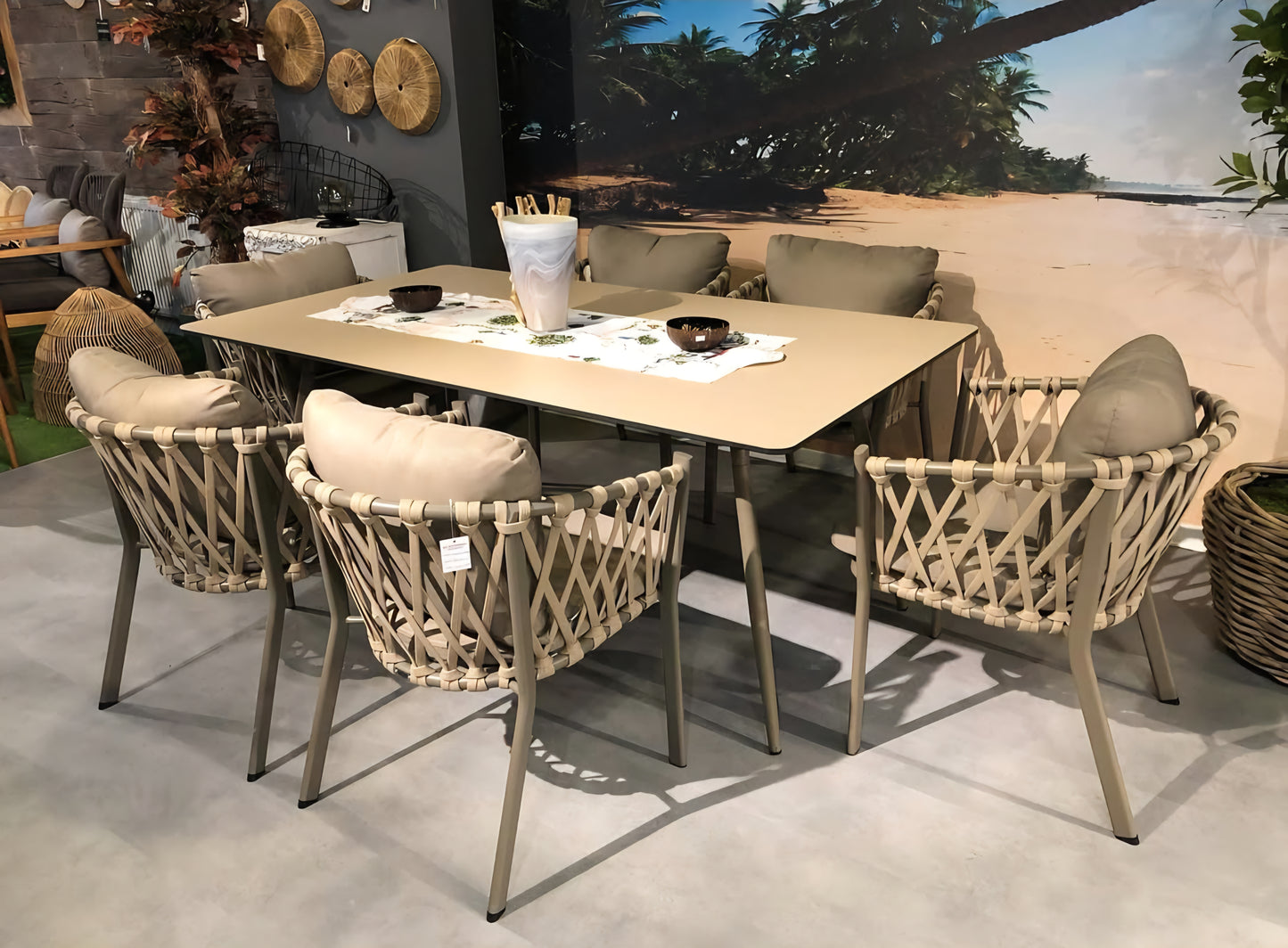 6 seater outdoor set 