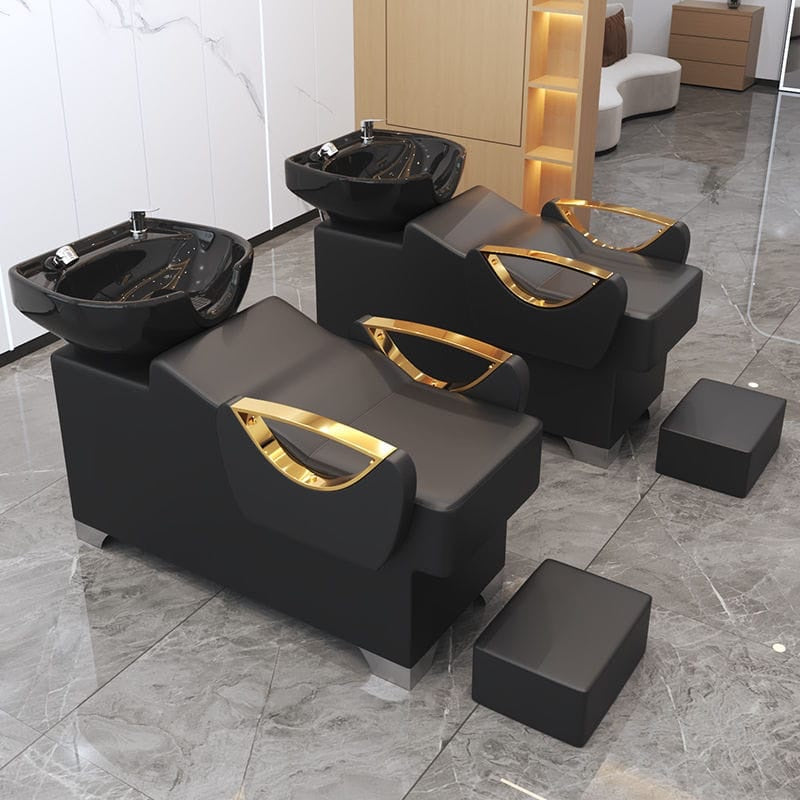 Salon Shampoo basin and ottoman lounger 