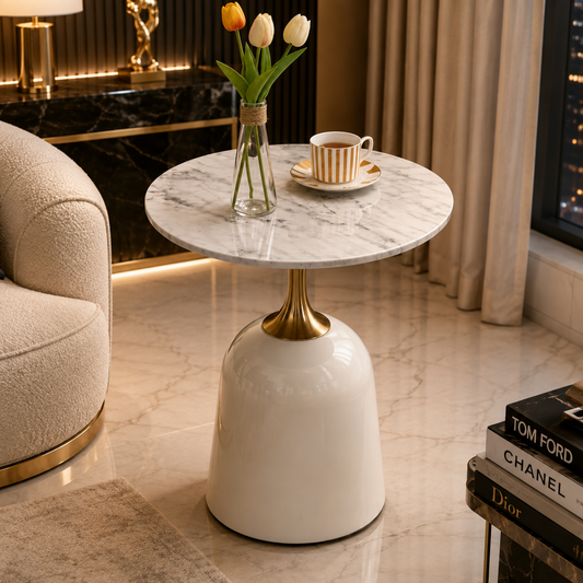 Marble side table 