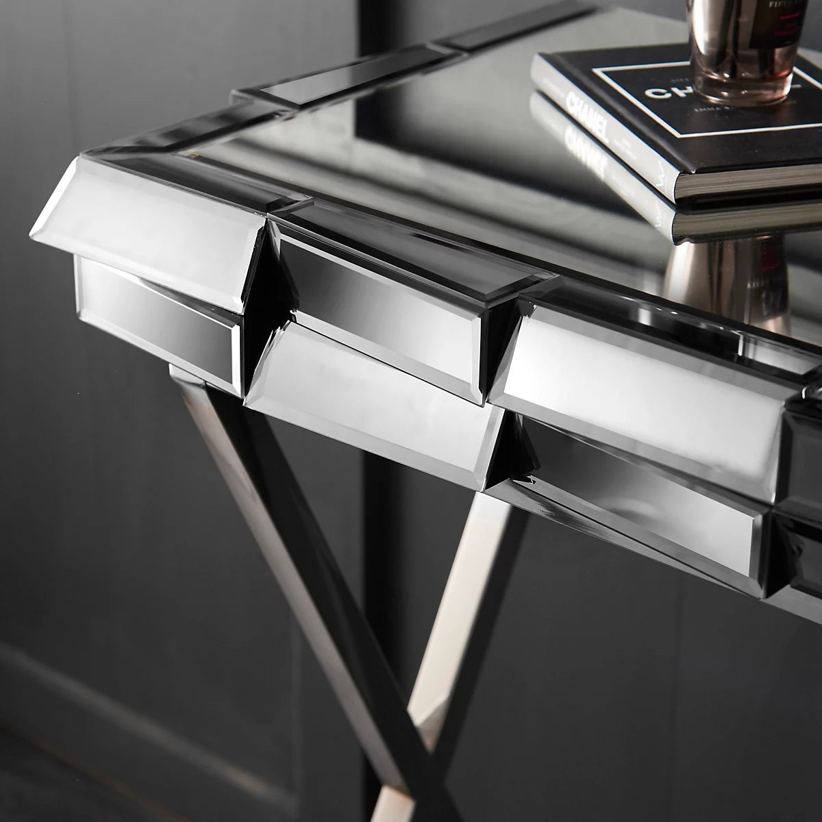Small Server Table Knightsbridge mirrored server table – Posh Spaces