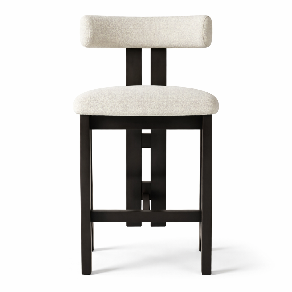 Black and white bar chair 