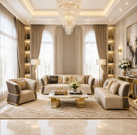 Luxury Italian leather couches sofa 