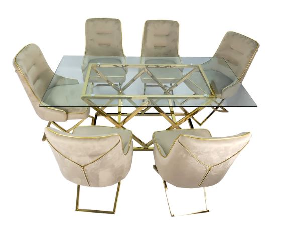 Audrey 6 seater dining set