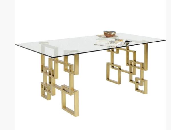 gold dining set