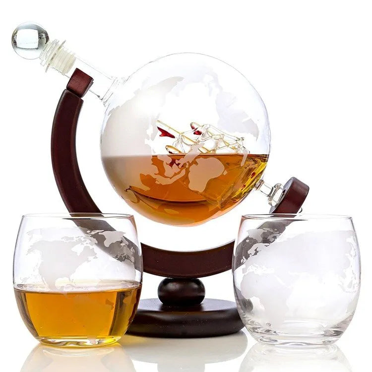 Zion whiskey decanter set