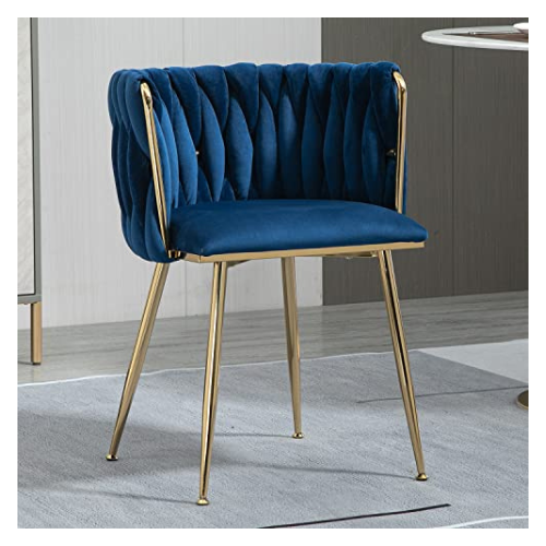 blue accent chair