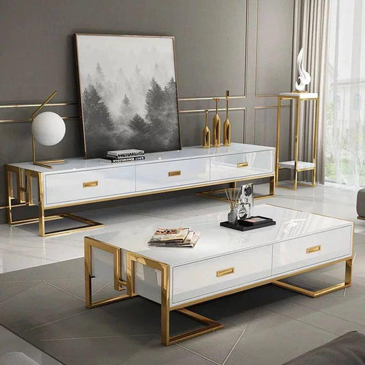 Raffaele Plasma & coffee table set