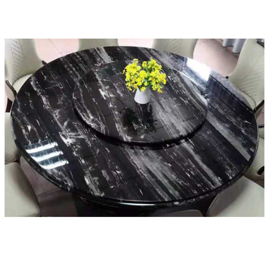 round marble dining table