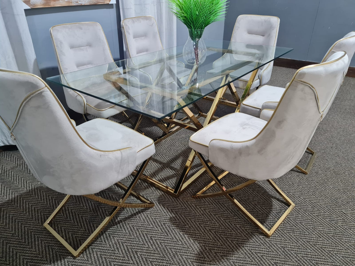 Audrey 6 seater dining set